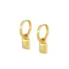 Wholesale 1 Pair Simple Style Classic Style Solid Color Inlay Copper Zircon Earrings