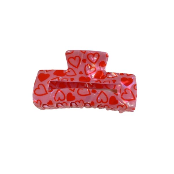 Wholesale Love Cupid Rose Shark Clip Valentine's Day Large Rectangular Hairpin Grab Hairpin
