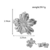 Wholesale PVD Coated Flower Ginkgo Leaf Fish Tail 304 Stainless Steel Simple Style Waterproof Non Tarnish Drop Earrings