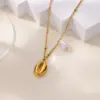 Wholesale 18K Gold Plated 304 Stainless Steel Vacuum Electroplating (In Furnace) Artificial Pearl Zircon Sun Palm Starfish Dolphin Whale Ocean Style Cable Chain/Cross Chain/O Chain Pendant Necklace For Women