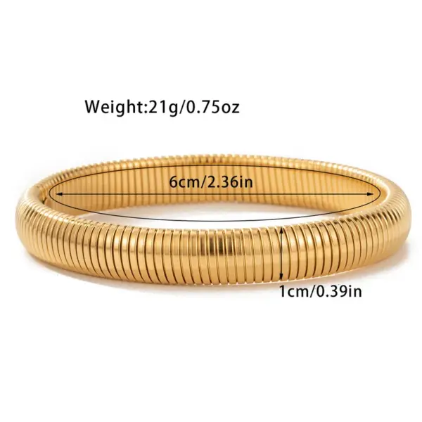 Wholesale Round Solid Color 304 Stainless Steel Modern Style Simple Style Classic Style Titanium Steel Bangle