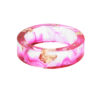 oly-166e8a26a1a85b8360082d0d05672472 Wholesale dried flower resin ring Mori small fresh handmade dried flower gold foil color drop glue ring
