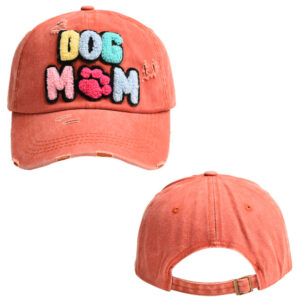 Orange-DOG MOM baseball cap / Adult style
