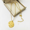 Wholesale Elegant hip hop underwater world necklace pendant 18K gold stainless steel necklace fashionable and elegant