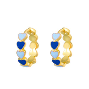 14k gold/blue 0973