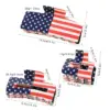 Wholesale PVC American Flag Barrettes Festival Atmosphere High Sense Grip Back Head Shark Clip Hair Accessories