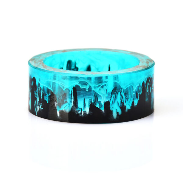 Wholesale resin ring Blue Magic Magic Forest small fresh diy handmade resin ring