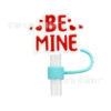 Wholesale [Valentine's Day] reusable silicone straw cap household party beverage straw dust plug