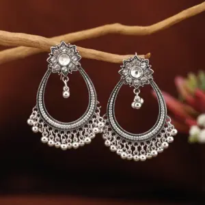 Water Drop Ancient Silver / White