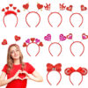 oly-170ea0e4a45b41fe8ec0b74f77438a48 Wholesale Valentine's Day Theme Party Headband Holiday Wedding Decoration Love Headwear Couple Activity Photo Headband