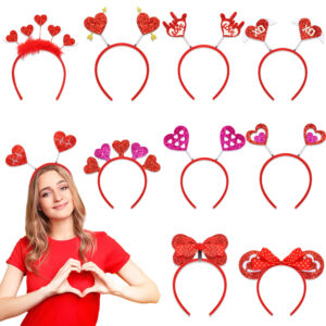 Wholesale New Valentine's Day Theme Party Headband Holiday Wedding Decoration Love Headwear Couple Activity Photo Headband