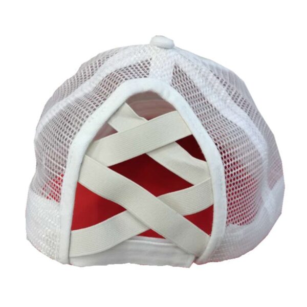 oly-171811526aaa9825d2f270fe93fe1745 Wholesale Cross Mesh Washed Ponytail Baseball Cap Women's Summer Spring and Autum Light Plate Old Outdoor Sun Protection Cap Peaked Cap