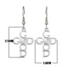 oly-1722b1a42e542e823cadece3d2370a4a Wholesale Stainless Steel Letter Ear Hook Grace Earrings Jewelry Manufacturer