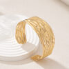 oly-1730adda8a6b4c077969365a69ba9471 Wholesale Bracelets, Fashionable Exaggerated Flowers and Leaves, Wide Version, Hammered Pleats, Personalized Bracelets, Metal Bracelets