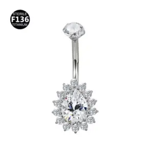 Drop Silver / 1.6x10mm