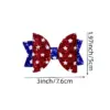 Wholesale Cartoon American Independence Day Hair Clip Star Bow Hair Accessories Festival Hair Clip Girl Hair Accessories