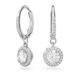 Roman Platinum Earrings