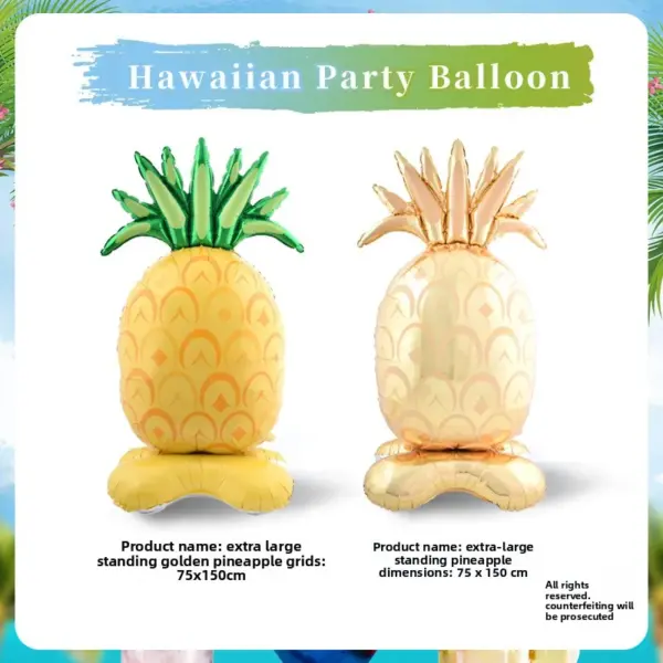 oly-17a7cd05182c7d068388bad01b47dce3 Wholesale Hengyue Aluminum Foil Balloon Stand Coconut Tree Watermelon Ring Summer Party Decoration Balloon Festival Event Supplies