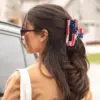 Wholesale Halloween Hair Accessories American Flag Shark Clip Casual Tail Hair Clip Acrylic Material All Seasons Modern Ladies Applicable