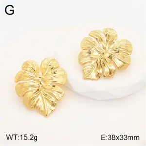 Gold / 38*33mm / 1 Pair/Package