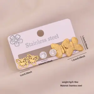 Gold / Average Size / 1# Butterfly