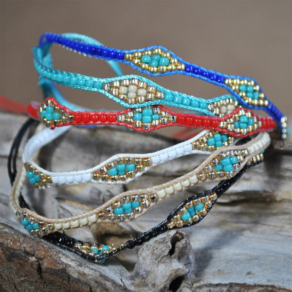 oly-189dc516be735fcca1cab44cb749af16 Wholesale Bohemian Style Friendship Bracelet Handmade Woven Rope Colorful Beaded Beaded Bracelet Retro exotic jewelry
