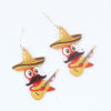 oly-18d1243efe2f189a34c6bc1076d9d153 Wholesale hip hop Carnival chili Guitar Man Rock wind Western Denim acrylic earrings