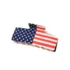 Wholesale PVC American Flag Barrettes Festival Atmosphere High Sense Grip Back Head Shark Clip Hair Accessories
