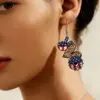 Wholesale Retro Heart Shape Drop Earrings For Women With Multicolor Acrylic And 304 Stainless Steel Ear Pins