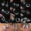 Wholesale Pearl Earrings With Zircon Round Flower Sensual Trendy Jewelry For Women Bohemian Style