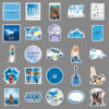 oly-19372eb98a5da5bfa7d3903f1abd4423 Wholesale 50 Album Personality Creative Graffiti Hand Account DIY Skateboard Luggage Mobile Phone Shell Sticker OLY Exclusive