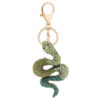 oly-193f039ff0bcf0b19d6c4ef8e132efb9 Wholesale Zodiac Diamond-embedded gradient snake keychain car bag pendant creative gifts for the year of birth