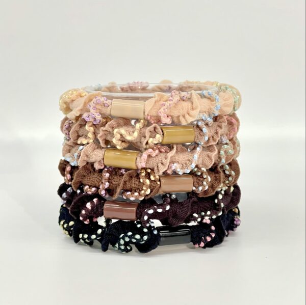 Wholesale Fashion Hair Ties, High Elasticity, Seamless Braided Hair Ties, High-End Autumn and Winter Sales