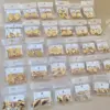 Wholesale Gold-plated Metal Earrings Non-fading Minimalist Women Jewelry Accessories Geometric