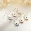 Wholesale Fashion Devil's Eye Palm Titanium Steel Drop Earrings Plating Stainless Steel Earrings