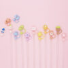 Wholesale 8-10mm Environmental Protection Grade PVC Straw Cap Stereo Cartoon Dust-proof Suction Plug Pipe Protective Cover