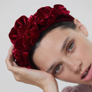 oly-195e53a5fd6537d8fcf066232a3c9fe9 Wholesale Creative Korean version of multi-layer gold velvet flower big flower hairband Lady sexy headband fashion online popular street racket