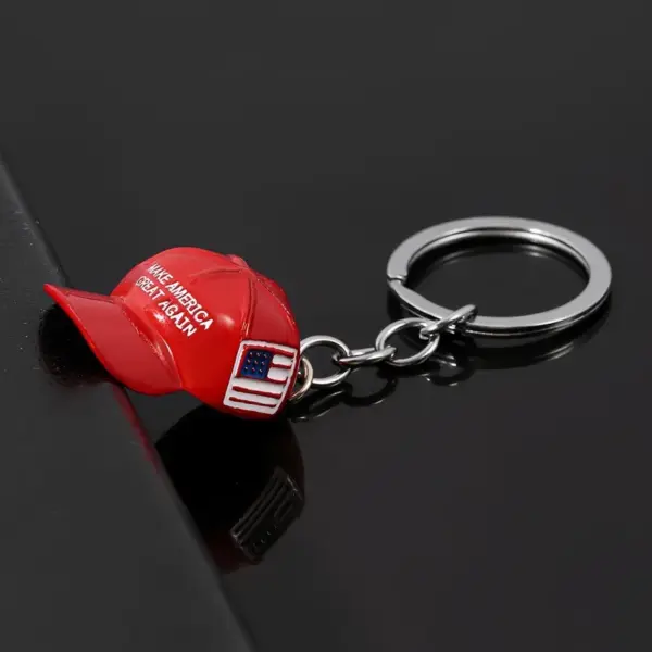 Wholesale American Flag Key Chain Made Of Durable Zinc Alloy, Stylish And Patriotic Accessory