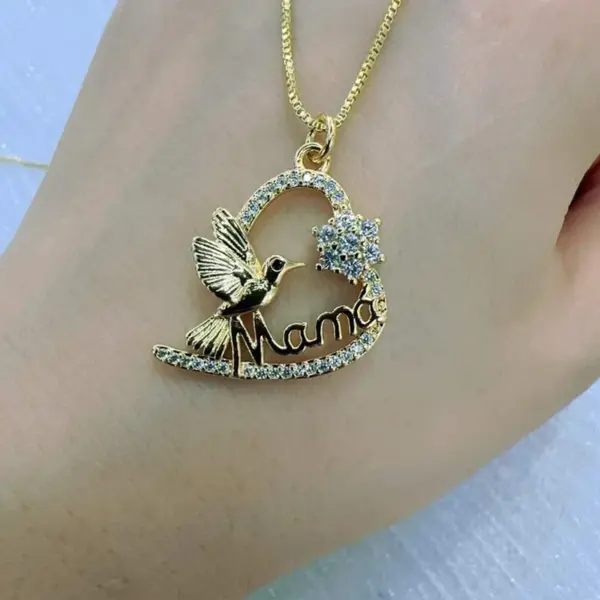 Wholesale Electroplated Letter Pendant Necklace For Women In Copper With 18K Real Gold Plated Water Plating And Zircon Inlay, Featuring Box Chain