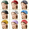 oly-19917ab7b5324c9b9e5d04560d87d756 Wholesale Bohemian Style Cashew Flower Stretch Triangle Scarf Headband All-match Headband Headband Headband Hair Band