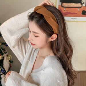 oly-19aeddd95c8bec660ca892d581428bab Wholesale French Elegant Twist Headband, High-End, High-Ceiling Hair Volume, Simple Retro Hairpin, Women's Headband, Hair Accessories, Headwear