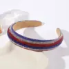 oly-19b05e34f688c9af740b745cdd09f77d Wholesale Shiny Red White Blue Diamond Hairband American Festival Full Diamond Independence Day Headwear Hair Accessories