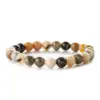 Wholesale Retro Solid Color Beaded Natural Stone Bracelets