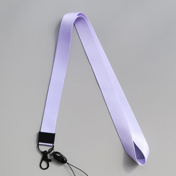 oly-19c510d223813ab468cb1e82bf29c8f6 Wholesale Solid Color Lanyard Mobile Phone Lanyard Polyester Pure Color Pink Black White Blue Brown Yellow Purple