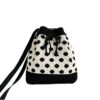 oly-19cdcc0c3cb0bfc85c9145e7aa8d0343 Wholesale Handbag Women's Japanese and Korean Style Ins Cyber Celebrity Knitted Wool Drawstring Lunch Box Bag Hand Tote Bag Bucket Bag