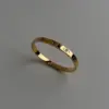 Wholesale Simple Style Round Titanium Steel Plating Inlay Zircon 18k Gold Plated Bangle