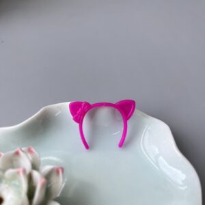 Cat ears headband purple 1 piece