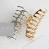 Wholesale 11cm Simple Hairpin Hair Grab Large Shark Clip Metal Disc Hairpin Back Head Clip Hairpin Headwear Clip