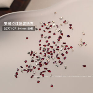 Angola red zircon mixed pack (dz771-07)