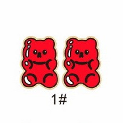 oly-19efa9d7f04f84bd189d0e850294304a Wholesale Valentine's Day bear envelope love cupid arrow cake tape chocolate key wooden stud earrings